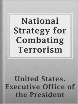 cover image of National Strategy for Combating Terrorism
